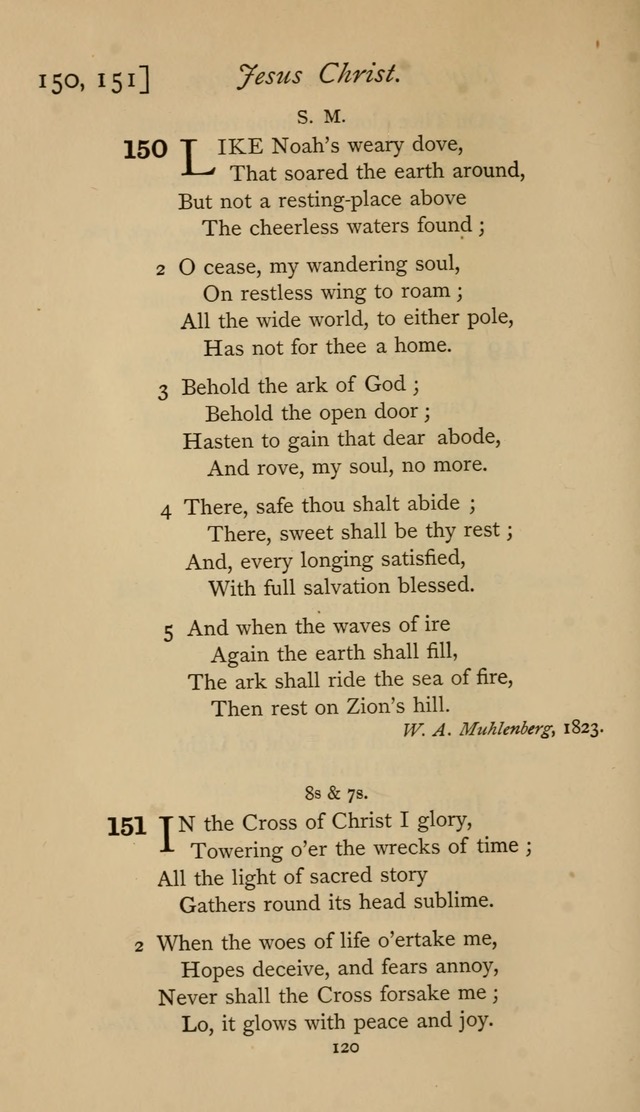 The Sacrifice of Praise. psalms, hymns, and spiritual songs designed for public worship and private devotion, with notes on the origin of hymns. page 120