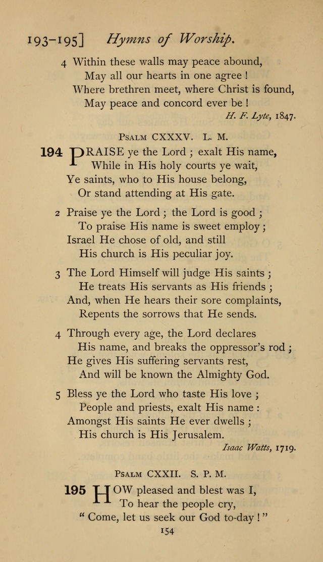 The Sacrifice of Praise. psalms, hymns, and spiritual songs designed for public worship and private devotion, with notes on the origin of hymns. page 154