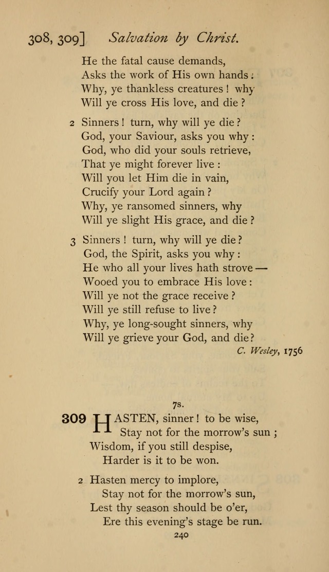 The Sacrifice of Praise. psalms, hymns, and spiritual songs designed for public worship and private devotion, with notes on the origin of hymns. page 240