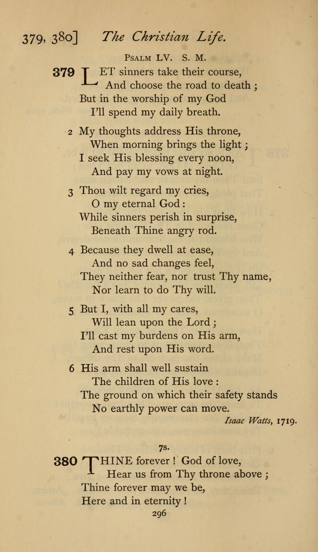 The Sacrifice of Praise. psalms, hymns, and spiritual songs designed for public worship and private devotion, with notes on the origin of hymns. page 296