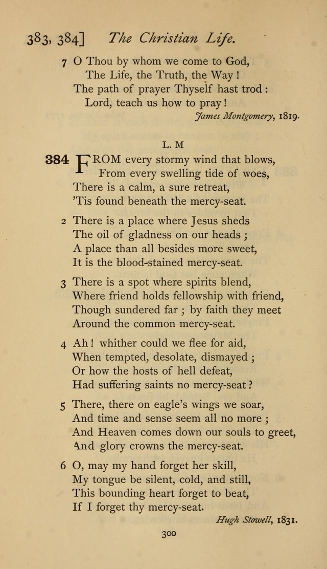The Sacrifice of Praise. psalms, hymns, and spiritual songs designed for public worship and private devotion, with notes on the origin of hymns. page 300