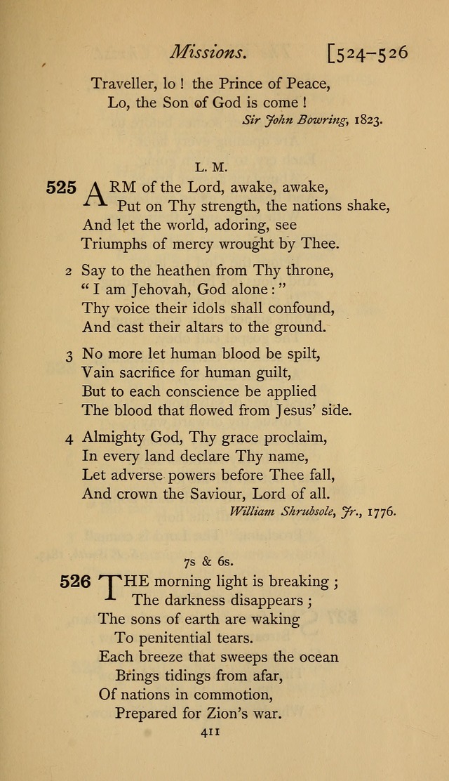 The Sacrifice of Praise. psalms, hymns, and spiritual songs designed for public worship and private devotion, with notes on the origin of hymns. page 411