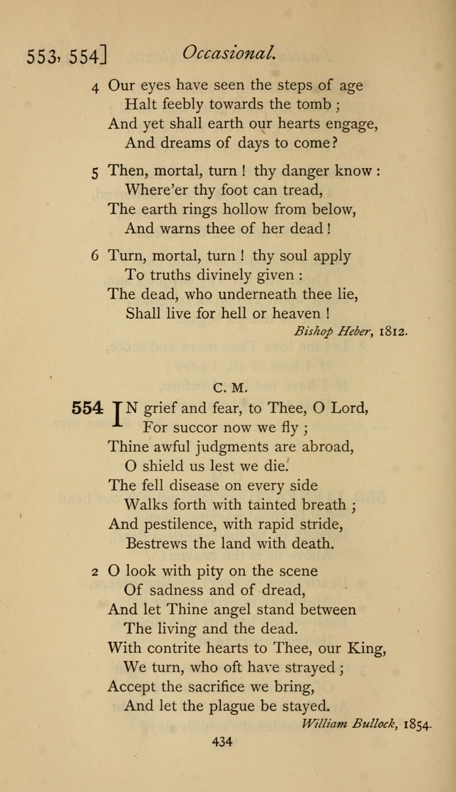 The Sacrifice of Praise. psalms, hymns, and spiritual songs designed for public worship and private devotion, with notes on the origin of hymns. page 434