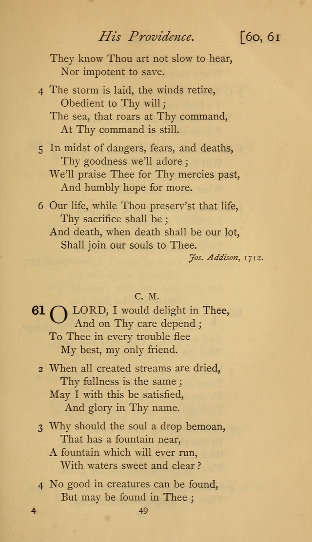 The Sacrifice of Praise. psalms, hymns, and spiritual songs designed for public worship and private devotion, with notes on the origin of hymns. page 49