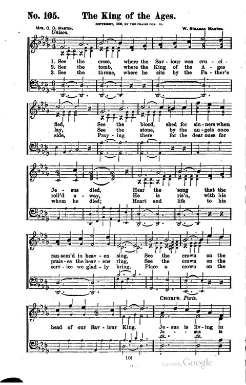 Songs of Praise and Service page 102