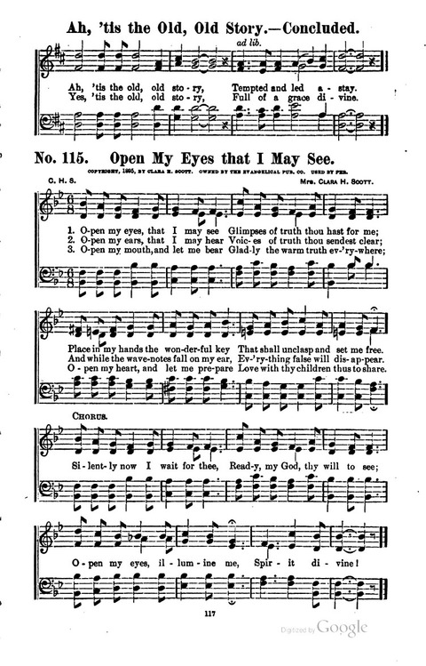 Songs of Praise and Service page 113