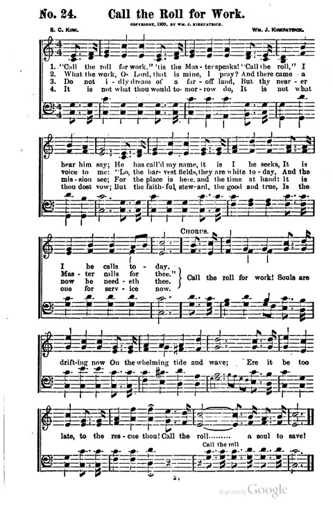 Songs of Praise and Service page 22