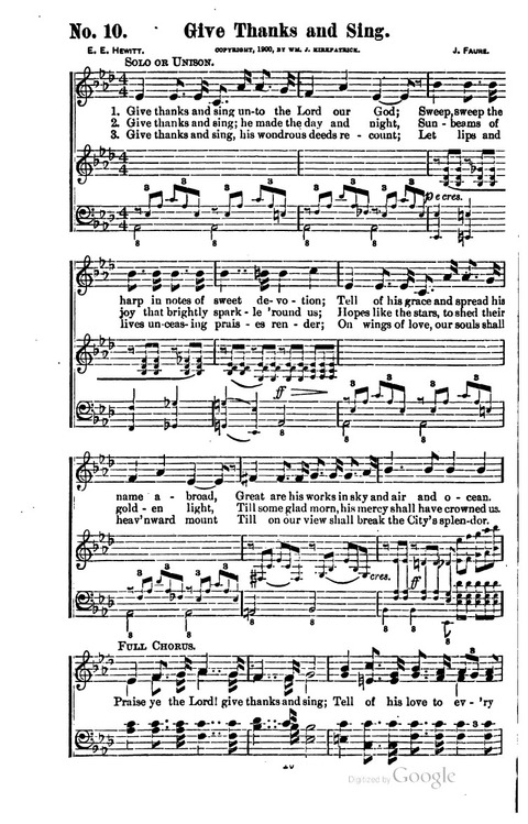 Songs of Praise and Service page 8