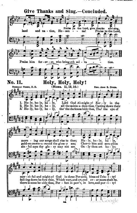 Songs of Praise and Service page 9