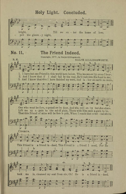 Songs of the Reapers: A treasurey of soul-stirring, spirit-reviving, sweet gospel songs, designed for evangelistic work page 11
