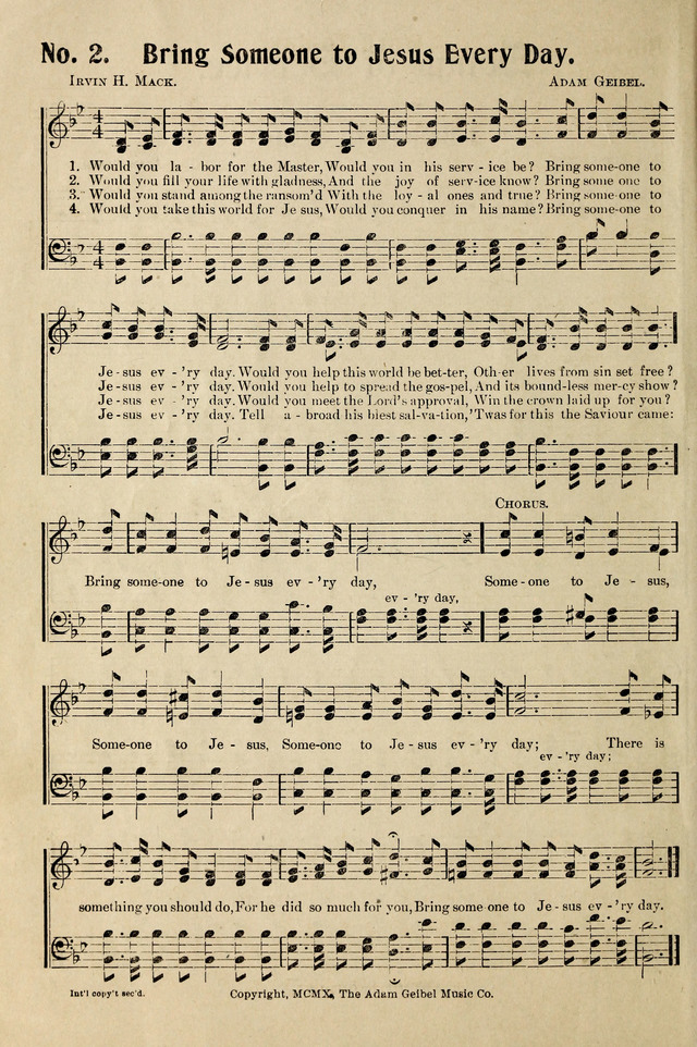 Songs of Service page 2