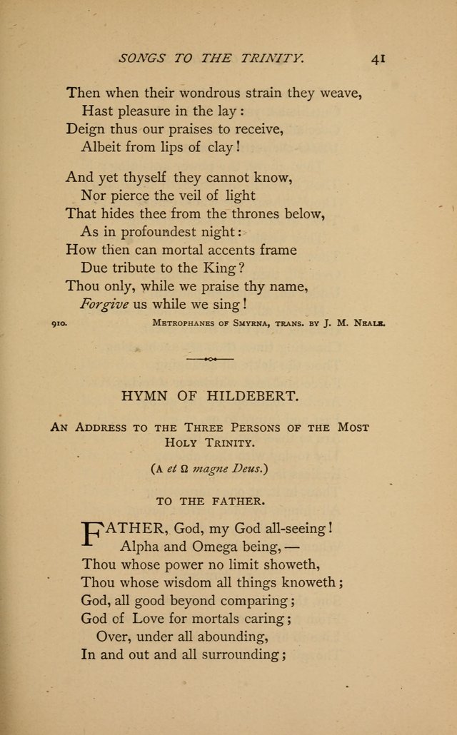 Songs of the Soul: gathered out of many lands and ages page 41