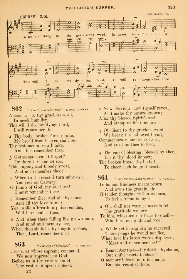 A Selection of Spiritual Songs: with music for the Church and the Choir page 334