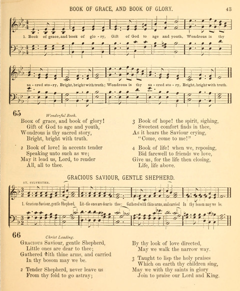 A Selection of Spiritual Songs: with music, for the Sunday-school page 41