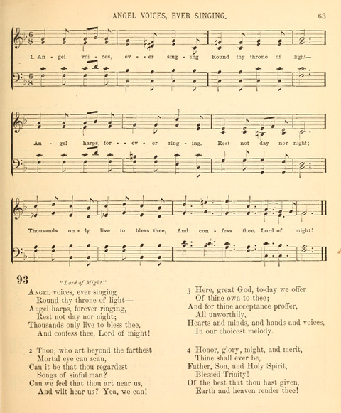 A Selection of Spiritual Songs: with music, for the Sunday-school page 61