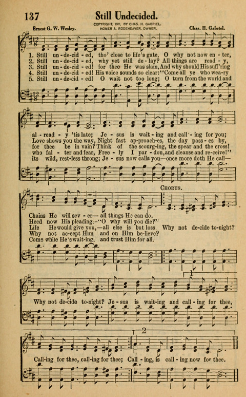 Songs of the Tabernacle: for Church, Sunday School, young people