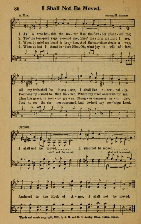 Songs of the Tabernacle: for Church, Sunday School, young people