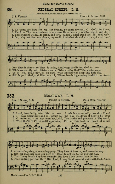 The Songs of Zion: the new official hymnal of the Cumberland Presbyterian Church page 199
