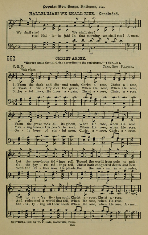 The Songs of Zion: the new official hymnal of the Cumberland Presbyterian Church page 375