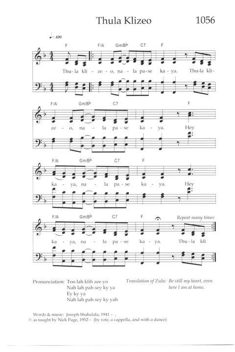 Singing the Journey: a supplement to Singing the Living Tradition page 135