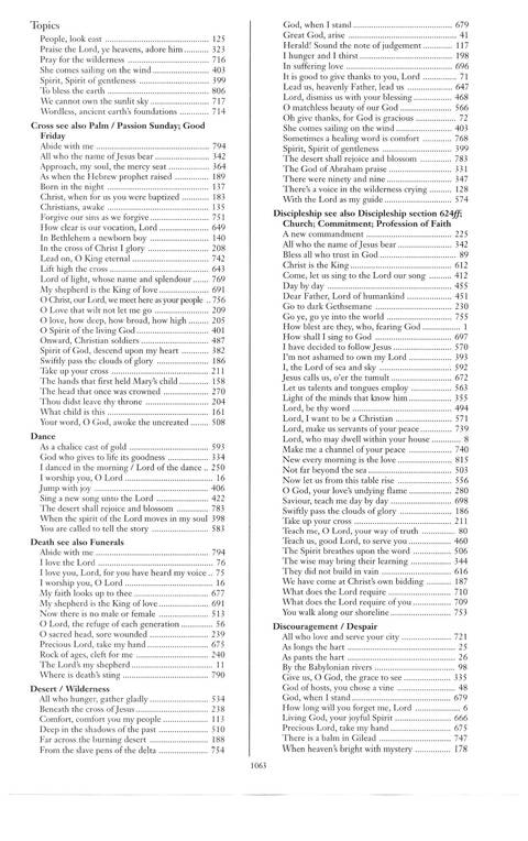 The Book of Praise page 1073