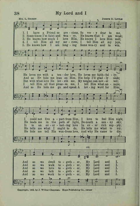20th Century Gospel Songs: Youthspiration Packet Hymnal page 38