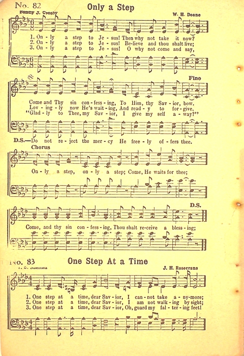 The Church Hymnal: a selection of sacred songs suitable for every phase of church work and worship  page 78