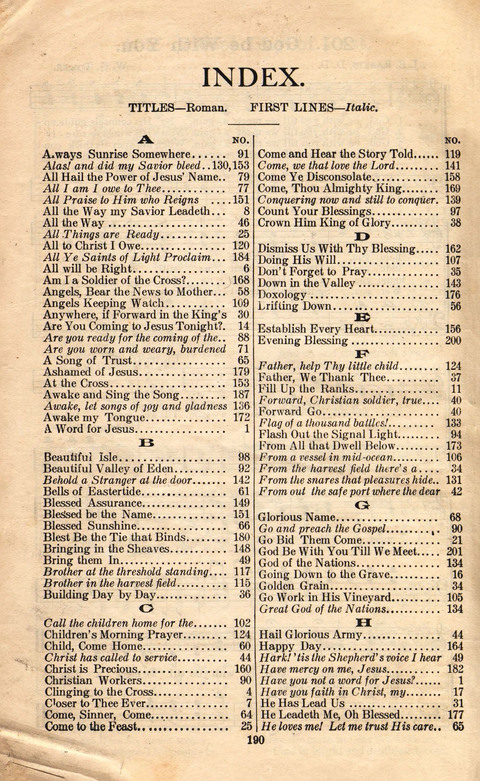 Twentieth (20th) Century Songs Part One page 188