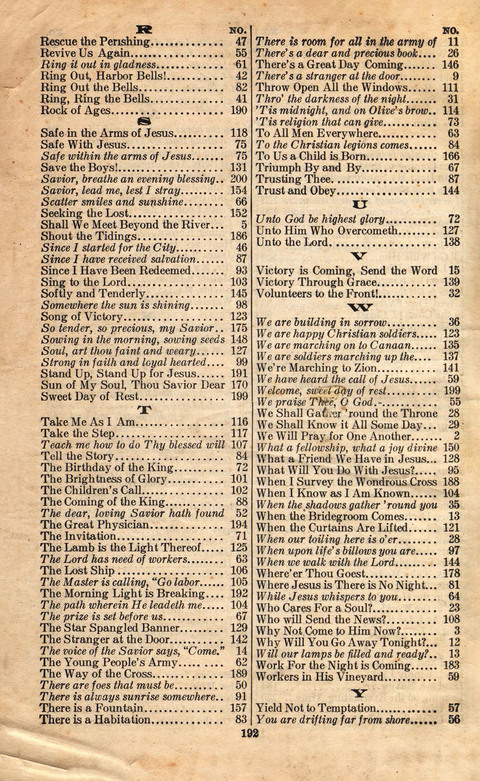 Twentieth (20th) Century Songs Part One page 190