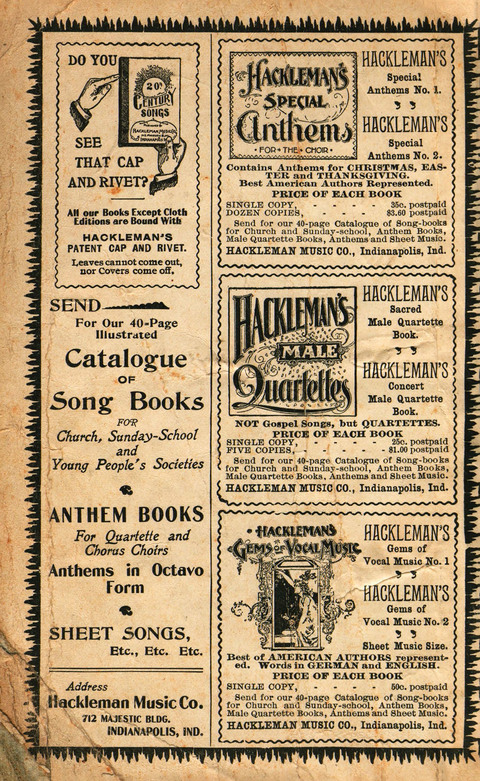 Twentieth (20th) Century Songs Part One page i