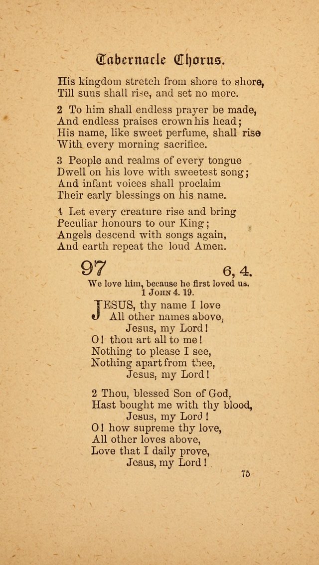 The Tabernacle Chorus (Trinity ed.) page 75