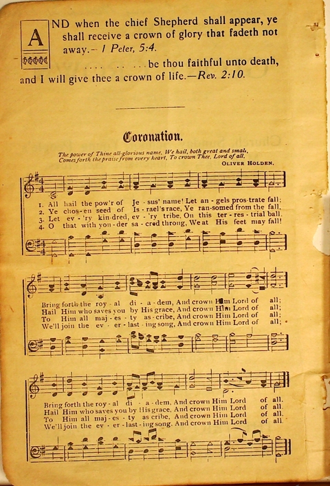 The Glory Crown: for church, Sunday school, young people