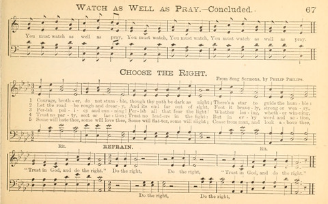 Temperance and Gospel Songs: for the use of Temperance Clubs and Gospel Temperance Meetings page 67
