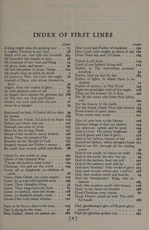 The Hymnal for Youth page xiv