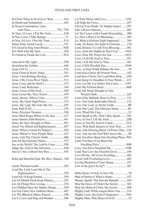 Trinity Psalter Hymnal page 1034