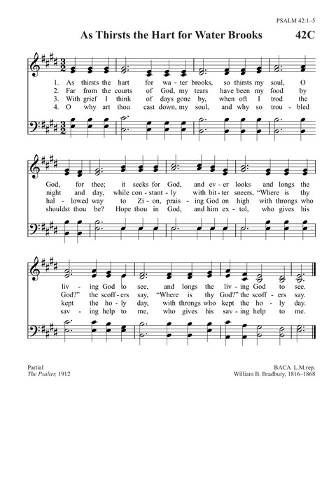 Trinity Psalter Hymnal page 109