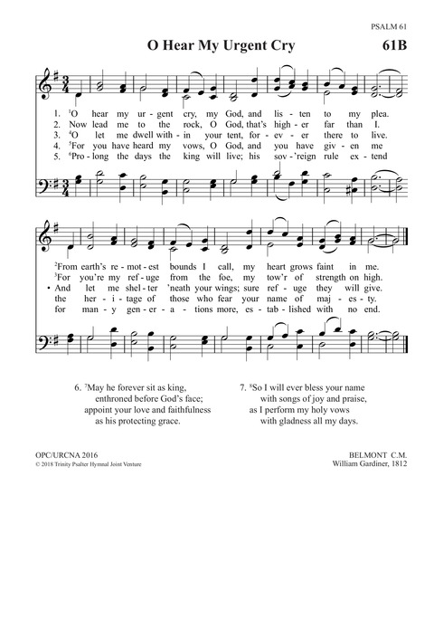 Trinity Psalter Hymnal page 147