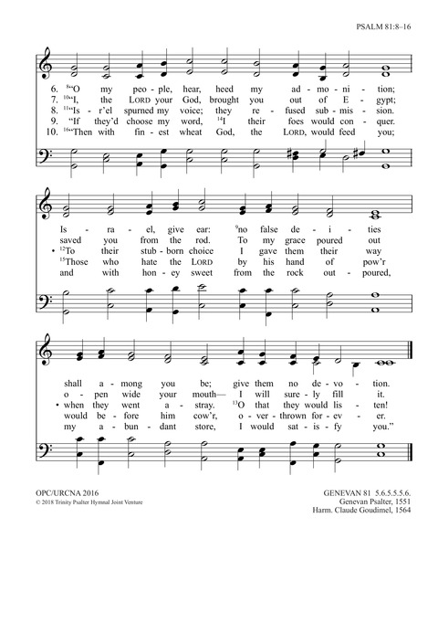 Trinity Psalter Hymnal page 207