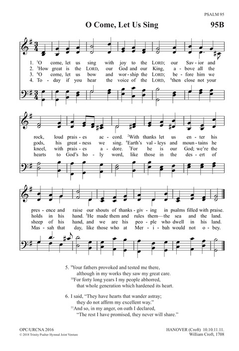 Trinity Psalter Hymnal page 237