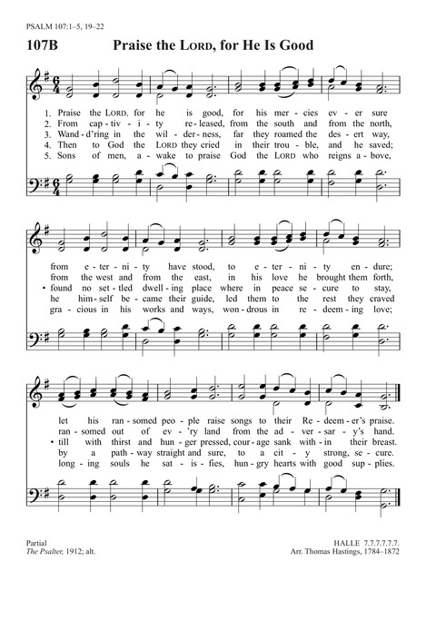 Trinity Psalter Hymnal page 284