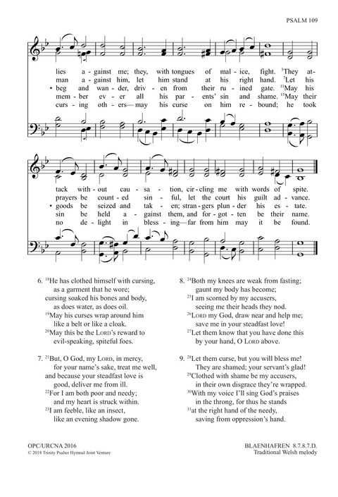 Trinity Psalter Hymnal page 287