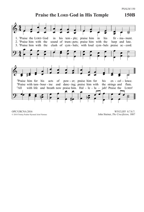Trinity Psalter Hymnal page 395