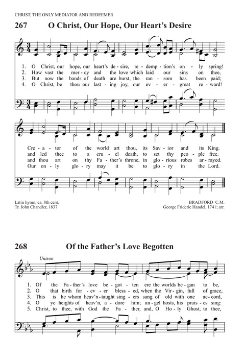 Trinity Psalter Hymnal page 522