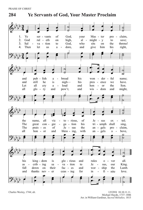 Trinity Psalter Hymnal page 540