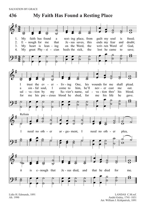 Trinity Psalter Hymnal page 704