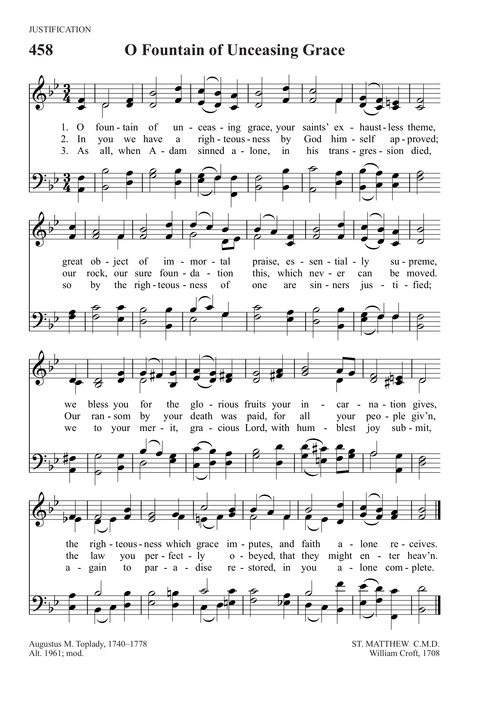 Trinity Psalter Hymnal page 726