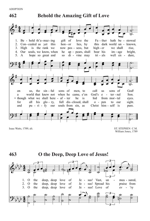 Trinity Psalter Hymnal page 730
