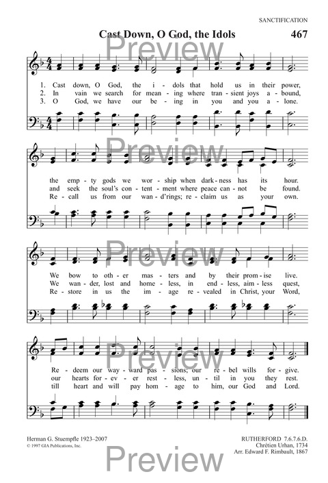 Trinity Psalter Hymnal page 735