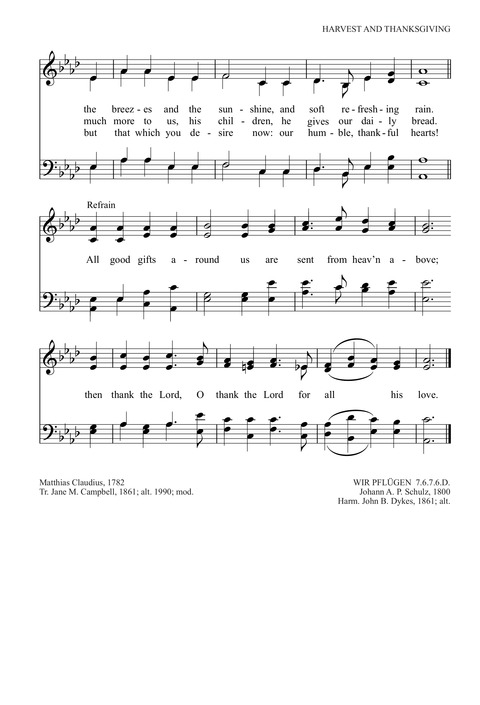 Trinity Psalter Hymnal page 825