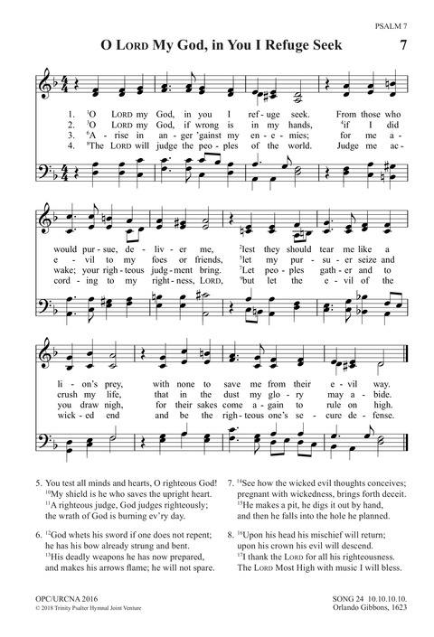 Trinity Psalter Hymnal page 9
